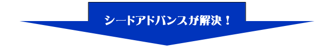 シードアドバンスが解決